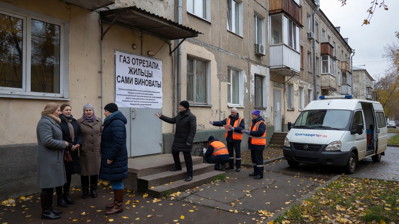 Газ отрезали. Жильцы сами виноваты